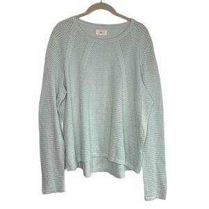 Lou & Grey Soft Mint Sweater Knit Top XL